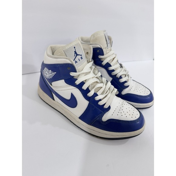 Jordan Shoes - Air Jordan 1 Mid Kentucky Blue, Women's 7